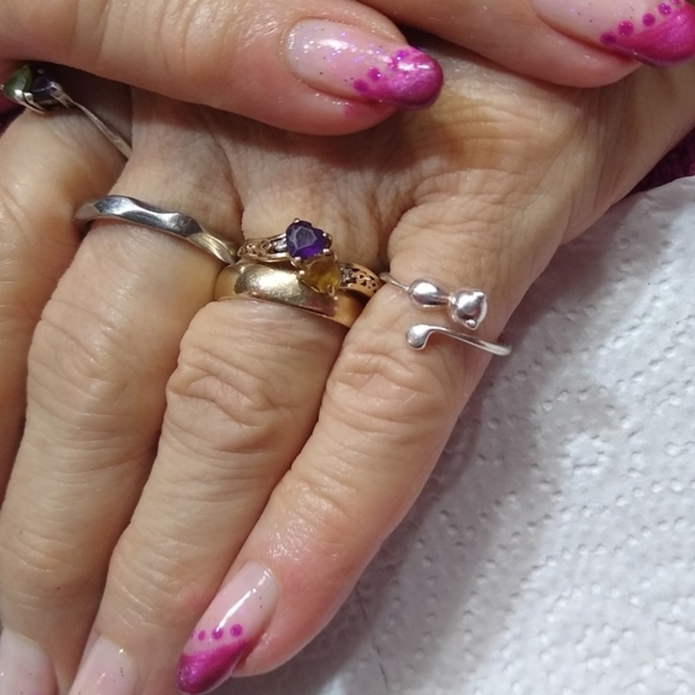 925 Silver Long Tail Wrap Cat Ring